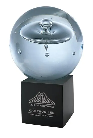 Art Glass Extraterrestrial Award Science Industry - 7.5 x 4.5 in