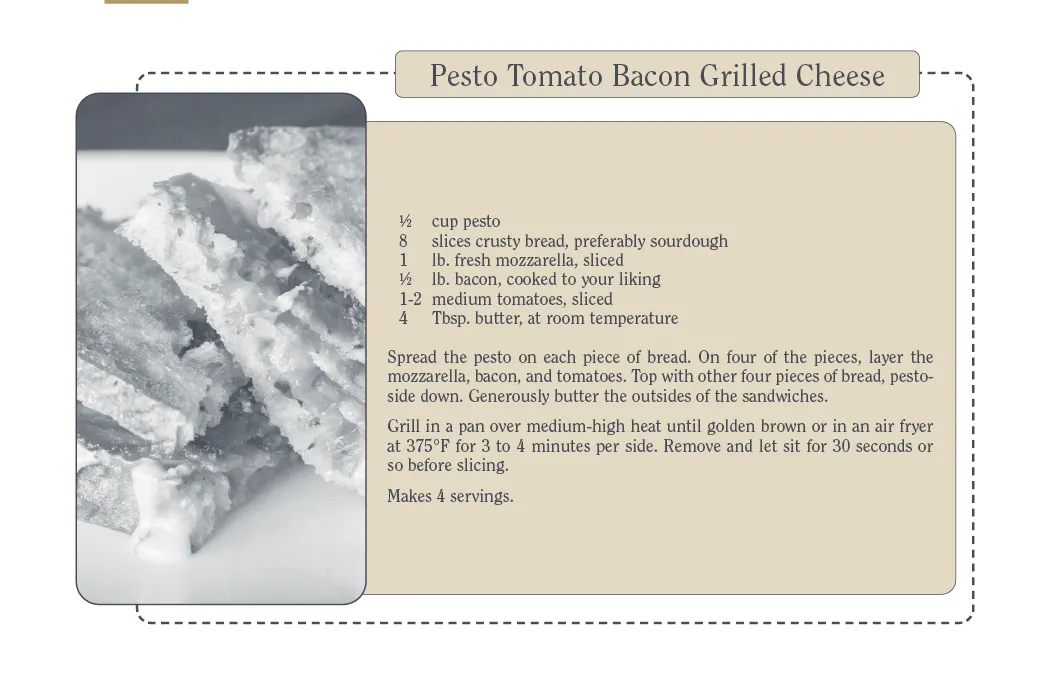 Recipe Pocket Calendar 12-Month Home Hints FSC - 14 in - product view 6