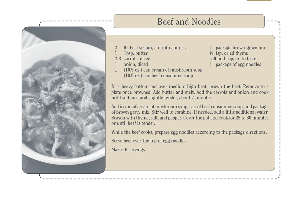 Recipe Pocket Calendar 12-Month Home Hints FSC - 14 in - product view 15