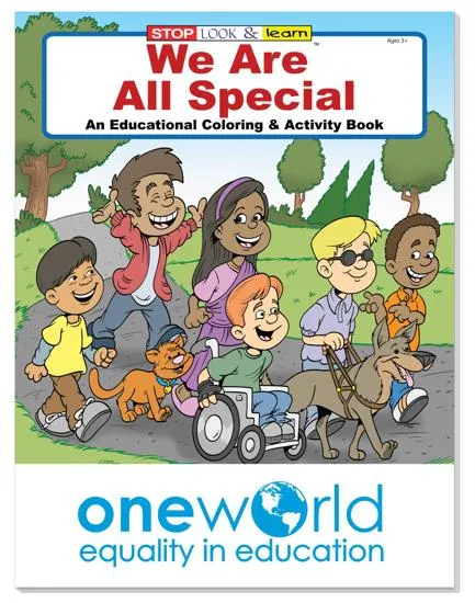 Self-Esteem Educational Coloring Book Special - 10.5 x 8 in