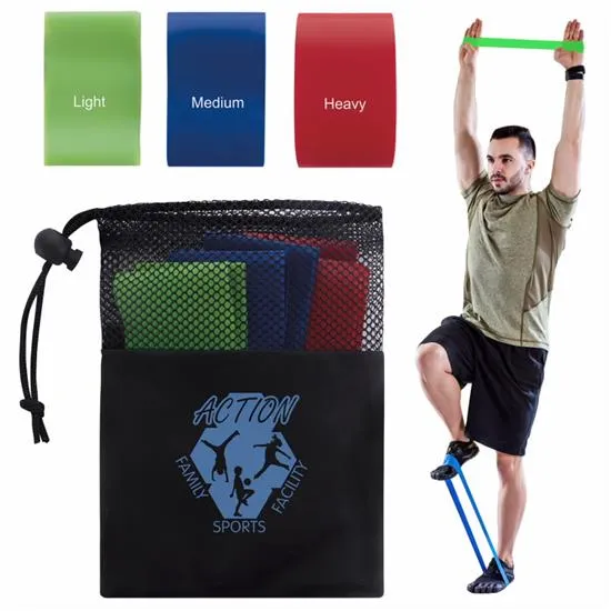 Good Value Exercise Resistance Bands Set - promotional product with custom logo