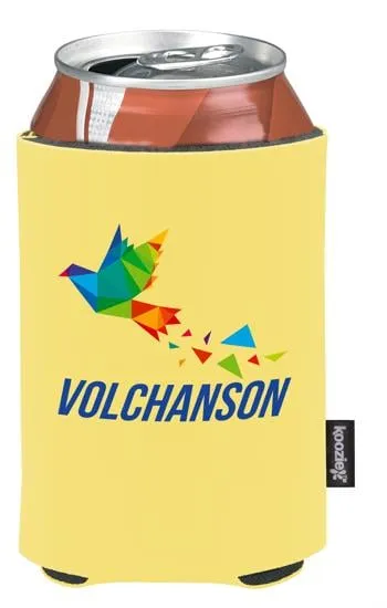 Custom Koozies Deluxe Vinyl Can Cooler Leather-Like - 3.9 in