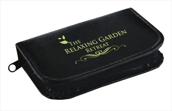 Travel Manicure Set Zip Case PU Vinyl - 4.5 x 2.6 in (7 Pieces)