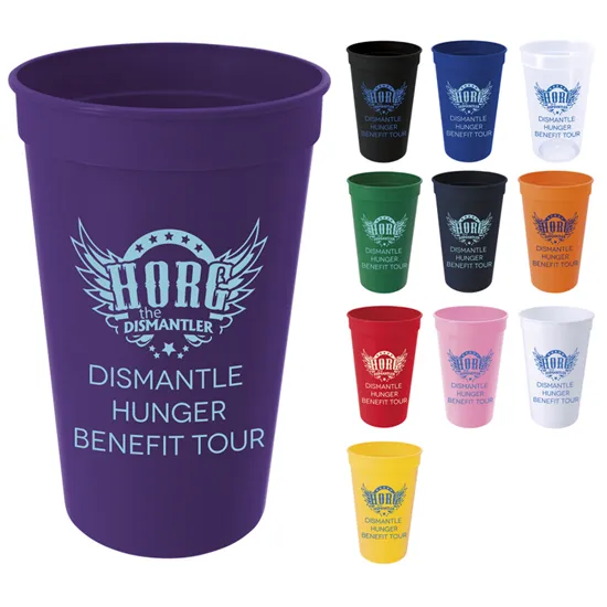 Stadium Cup Reusable Promotional PP Plastic - 22 oz