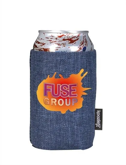 Custom Two-Tone Collapsible Can Cooler Polyester
