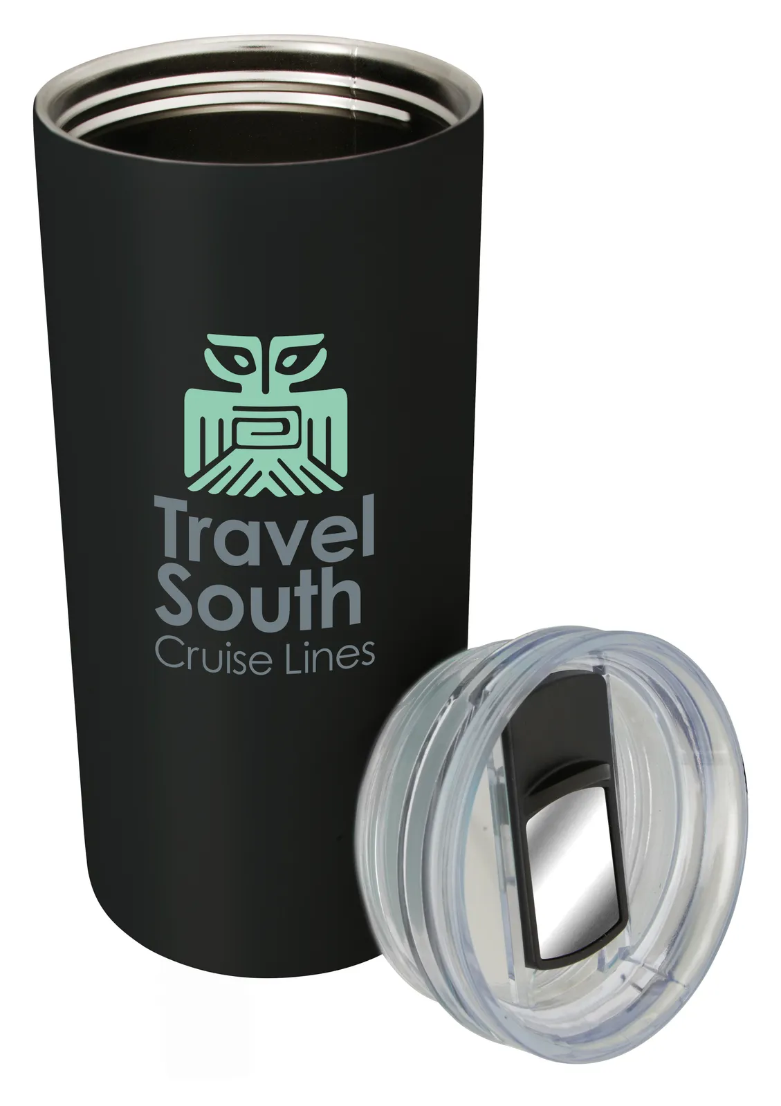 Insulated Tumbler with Slider Lid Stainless Steel - 18 oz - product view 3
