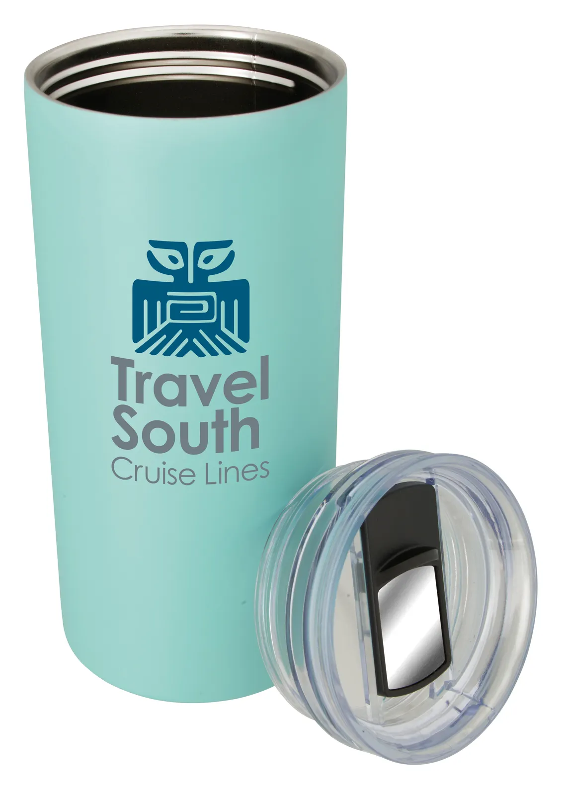 Insulated Tumbler with Slider Lid Stainless Steel - 18 oz - product view 7