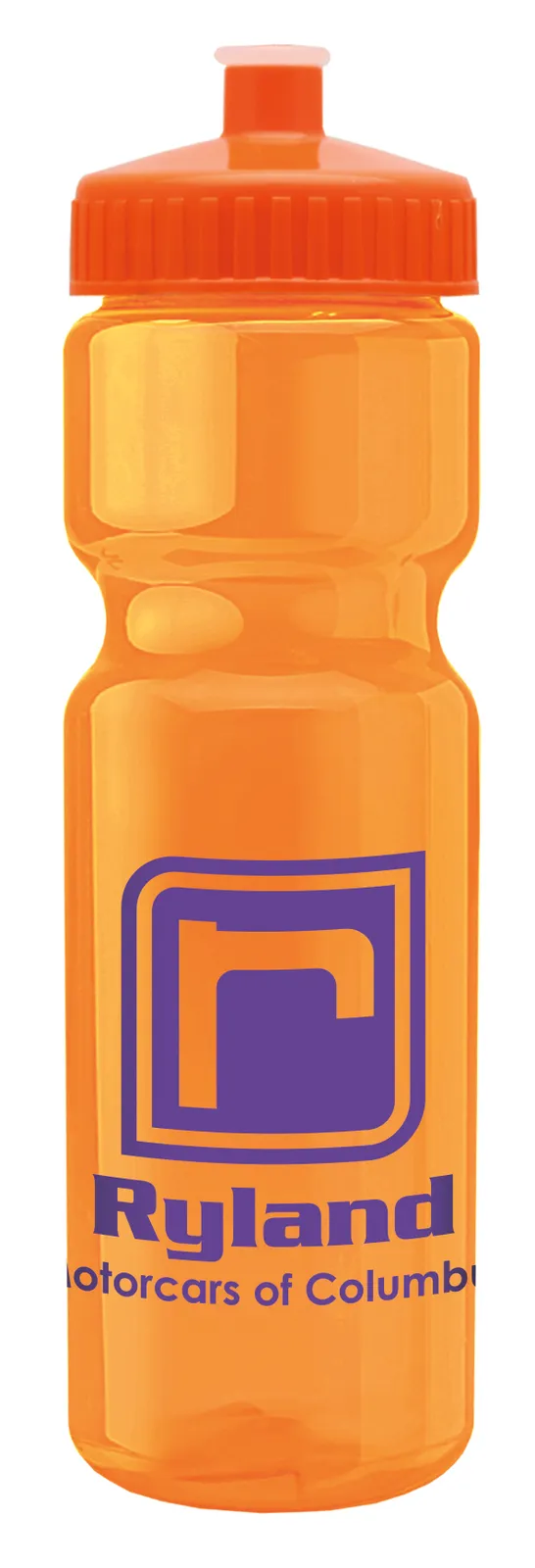 Sport Water Bottle Transparent Contoured Grip - 28 oz - product view 6