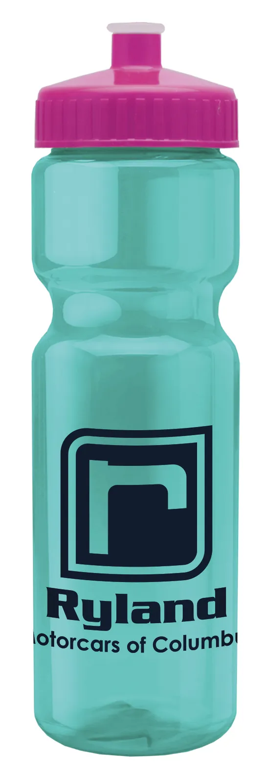 Sport Water Bottle Transparent Contoured Grip - 28 oz - product view 9