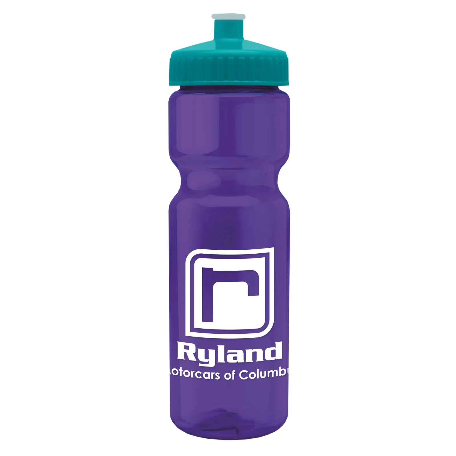 Sport Water Bottle Transparent Contoured Grip - 28 oz - product view 125