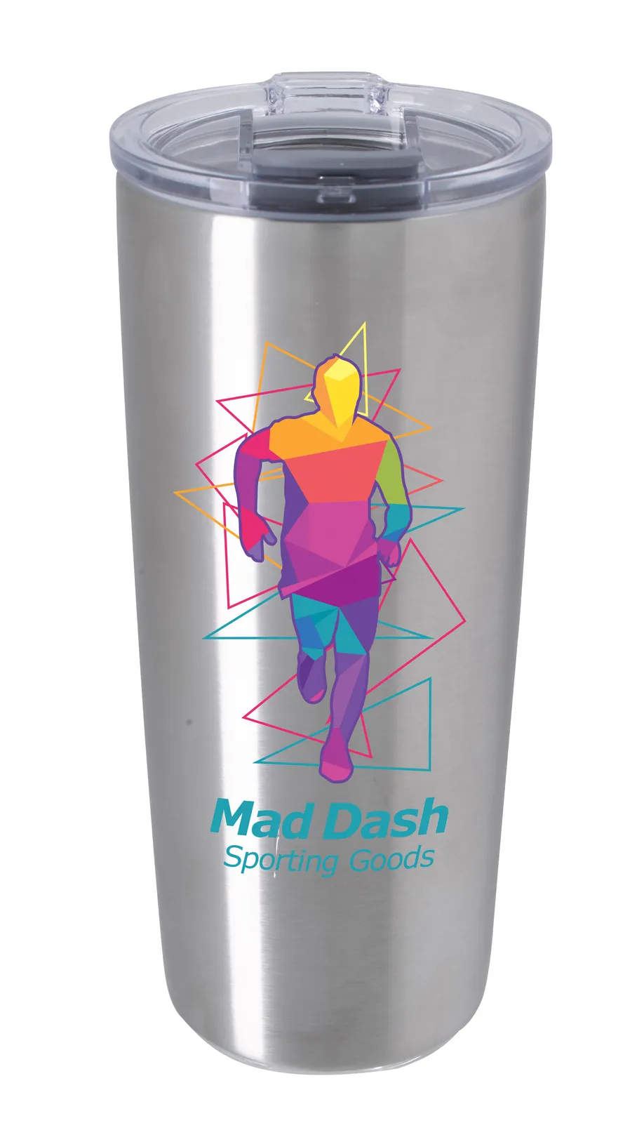 Insulated Tumbler with Flip Lid Tritan Plastic - 20 oz - product view 6