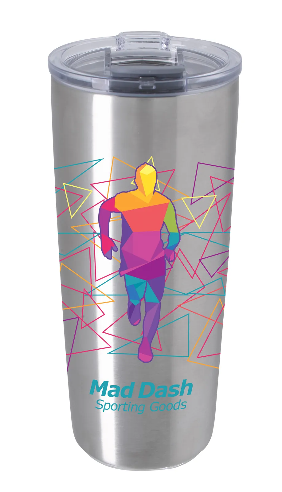 Insulated Tumbler with Flip Lid Tritan Plastic - 20 oz - product view 9