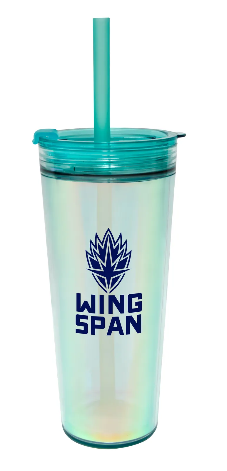 Recycled Tumbler Double Wall Flip Top Straw - 24 oz - product view 9