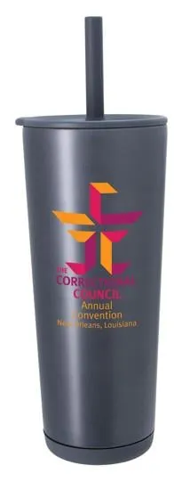 Recycled Tumbler Matte Finish Vacuum Steel - 24 oz