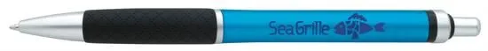 Ballpoint Pen Metallic Barrel Textured Grip - 5.625 in