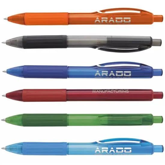 Gel Pen Ridged Grip Fine Point ABS Plastic - 5.625 in