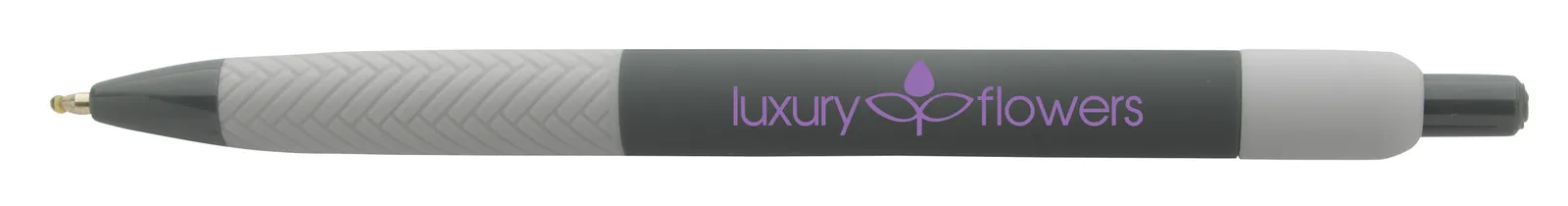 Herringbone Grip Pen Hybrid Ink Recycled ABS - 5.69 in - product view 5