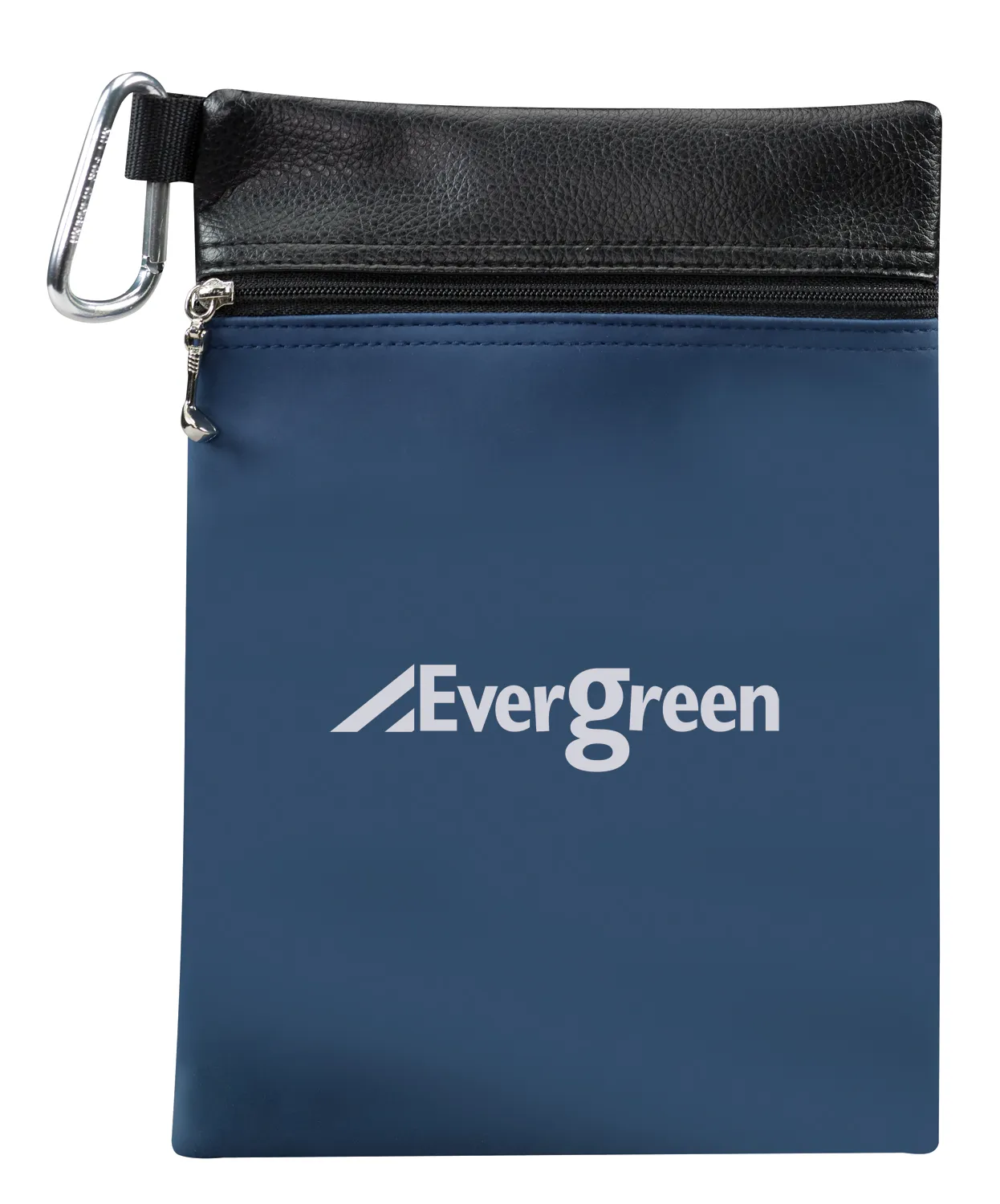 Golf Accessory Pouch Clear Back Panel Carabiner - 9 x 6.25 in - product view 4