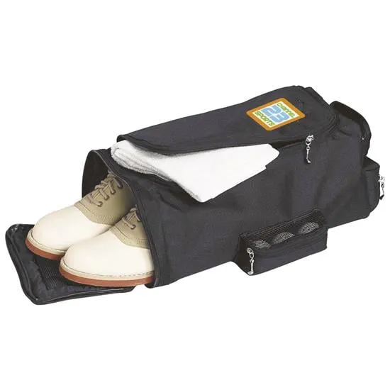 Golf Shoe Bag 600D Nylon Storage Pockets - 13.75 x 7 x 5.5 in