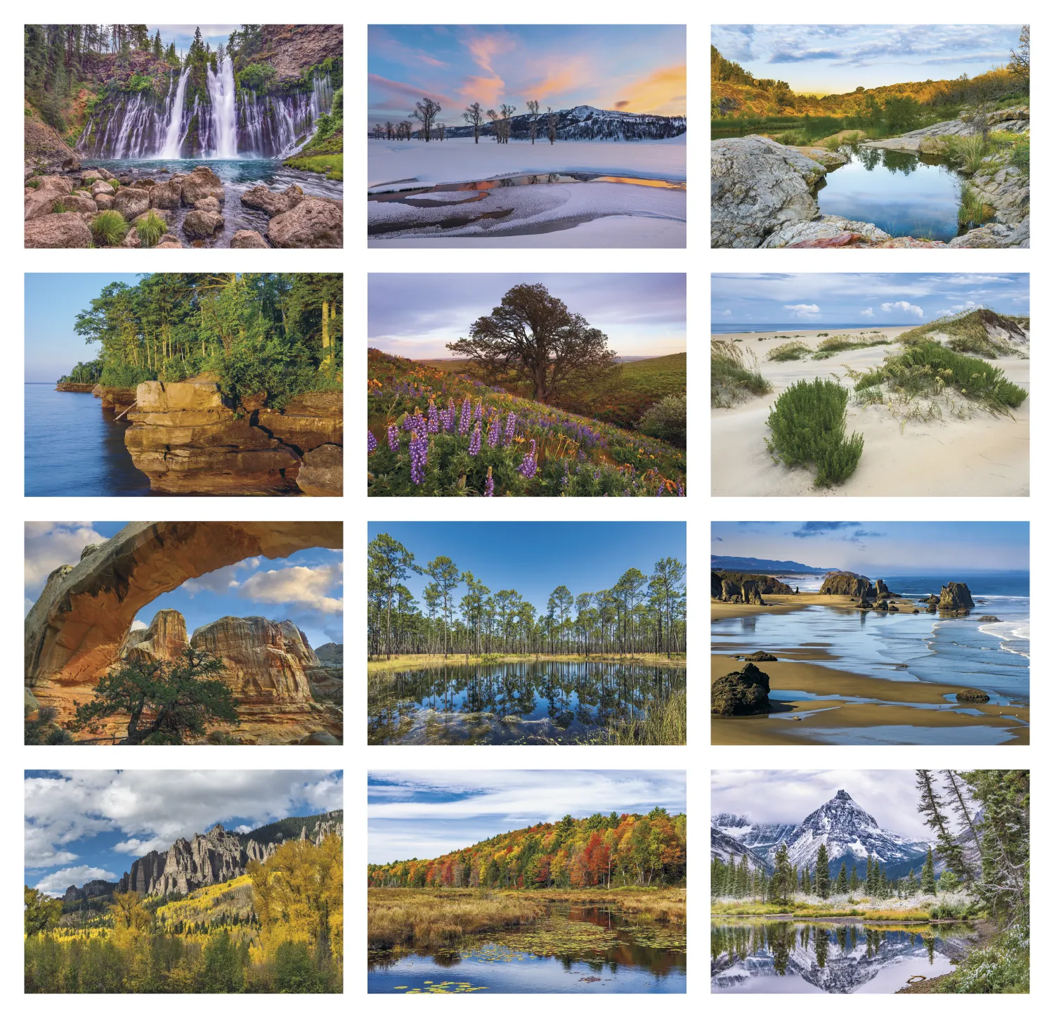 Beautiful America Executive Calendar FSC Paper UV - 24 x 16.5 in - product view 15