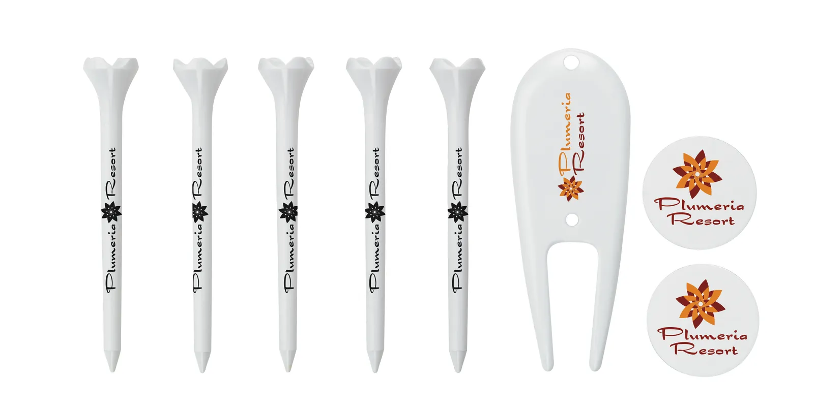 Golf Accessory Pack Evolution Tees Quarter Marks - 6 x 4 in - product view 2