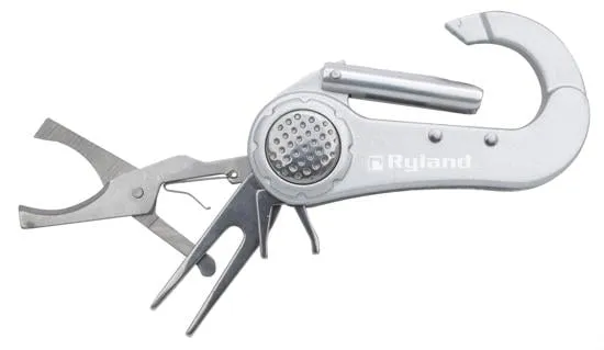 Carabiner Golf Multi-Tool Stainless Steel - 3.375 x 2 in