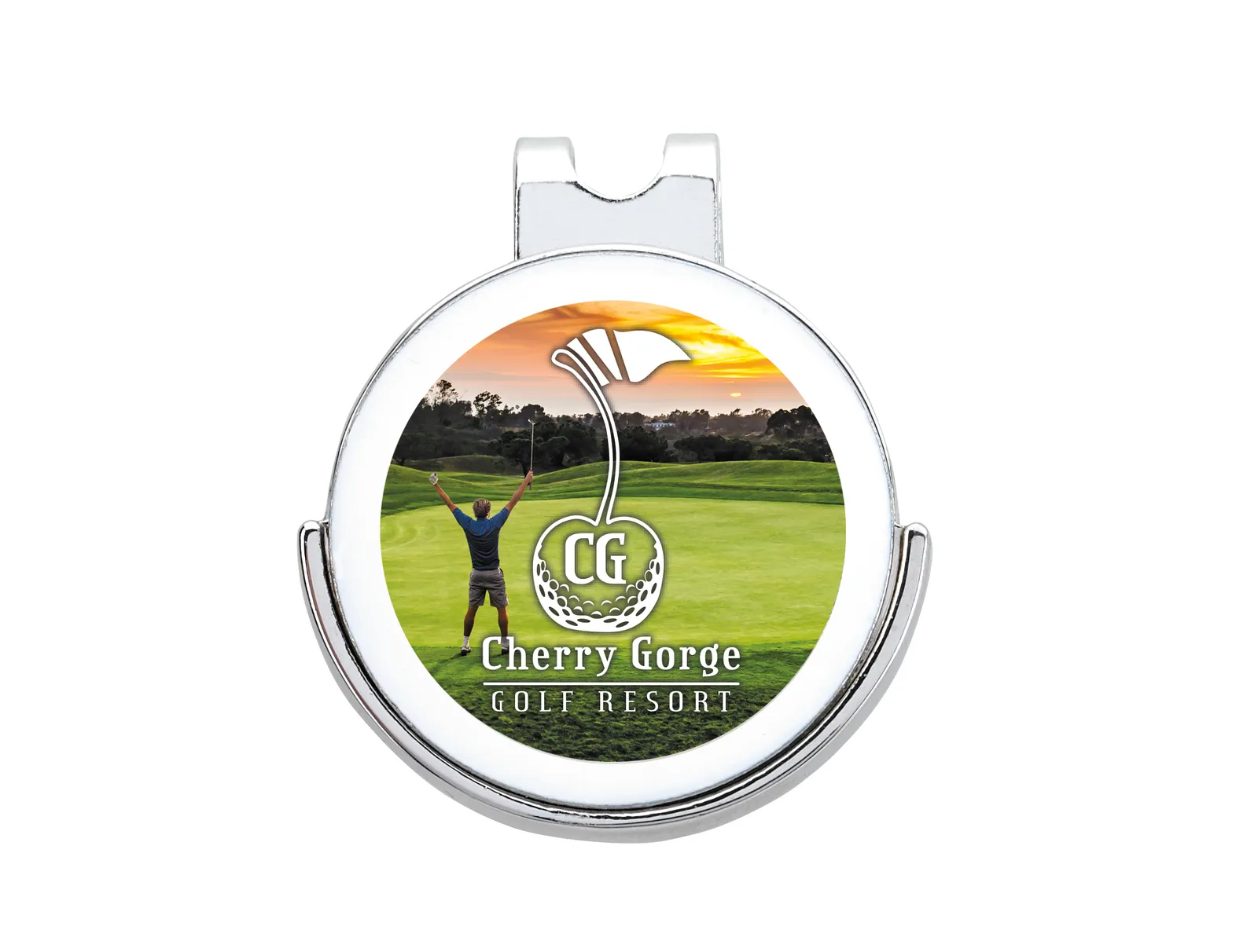 Golf Ball Marker Hat Clip Magnetic Zinc Alloy - 1.25 in - product view 4
