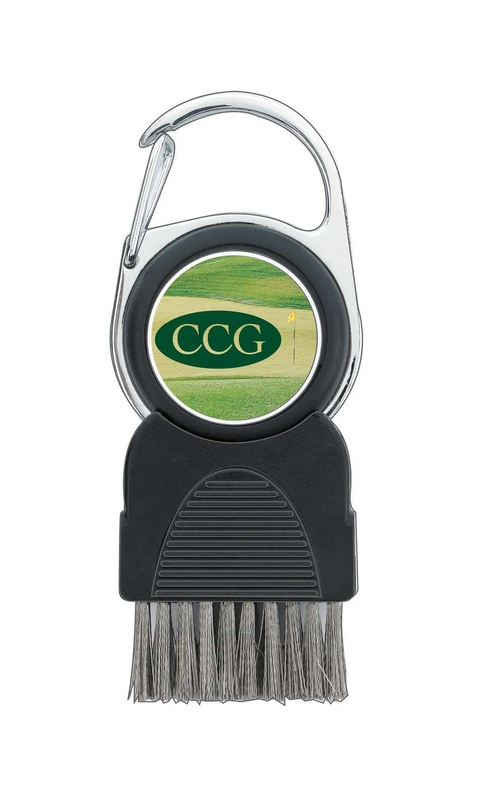 Golf Club Brush with Ball Marker Retractable - 3.5 in - product view 2