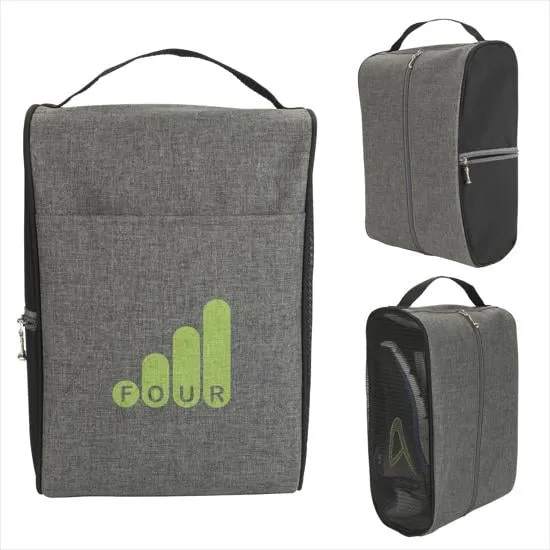 Two-Tone Shoe Bag - promotional product with custom logo