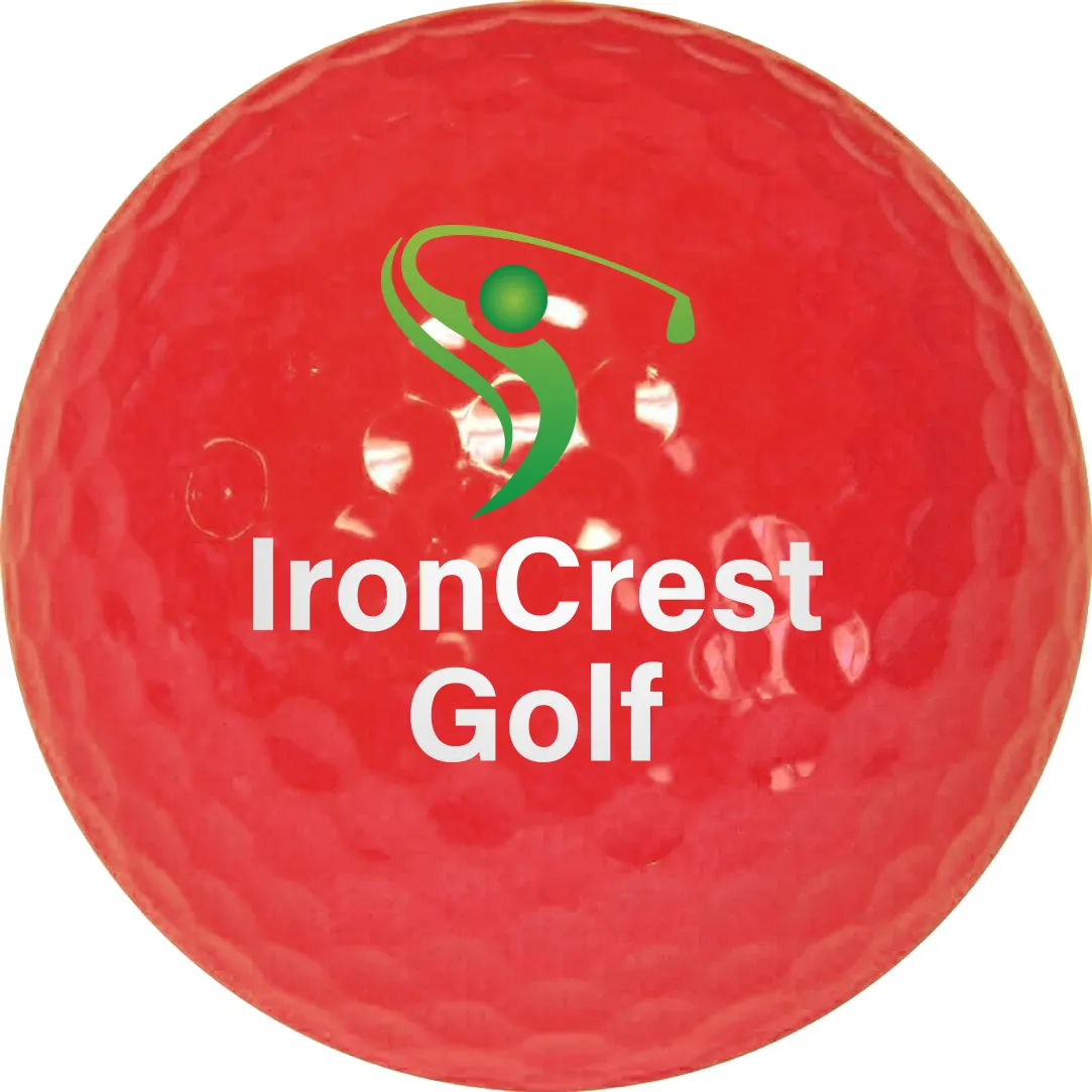 Golf Ball Red Surlyn Two-Piece Distance - 1.5 in