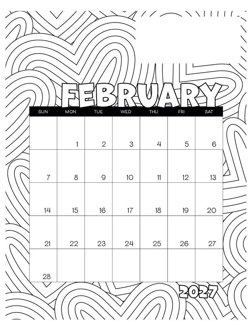 Coloring Small Monthly Desk Pad FSC Paper - 11 x 8.5 in - product view 4