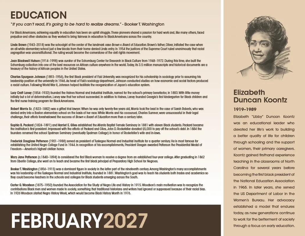 African American Heritage Barack Obama Calendar - 19 x 11 in - product view 7