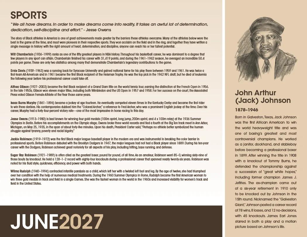 African American Heritage Barack Obama Calendar - 19 x 11 in - product view 11