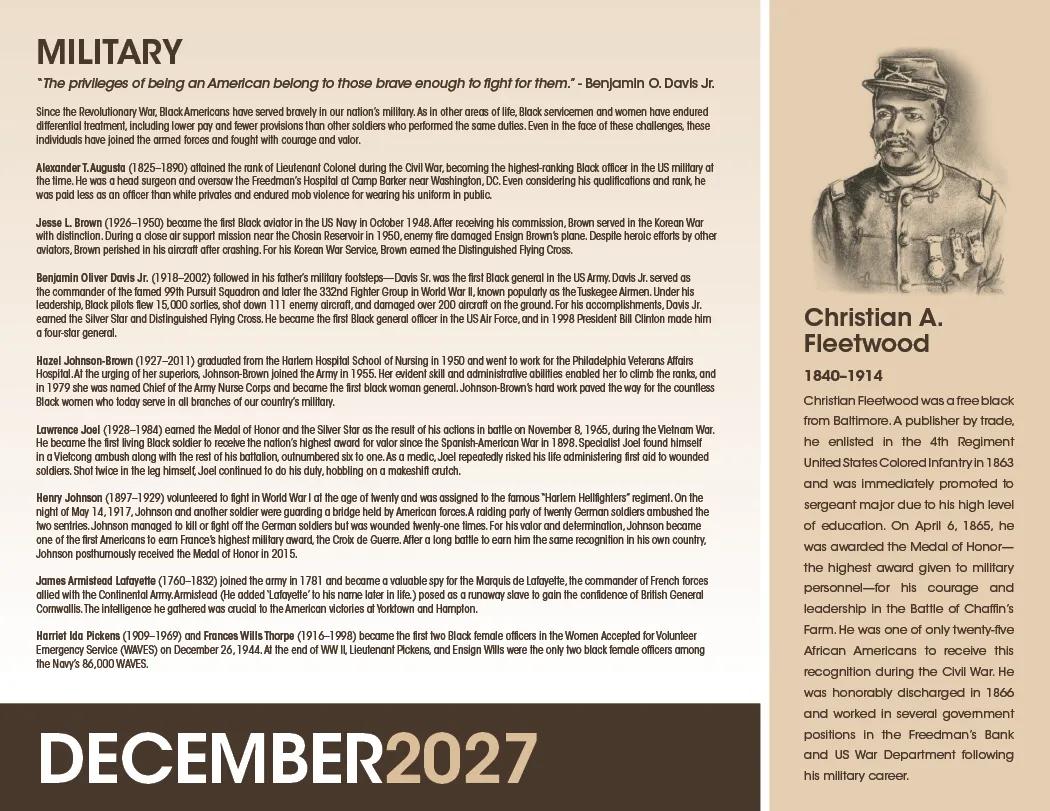 African American Heritage Barack Obama Calendar - 19 x 11 in - product view 17