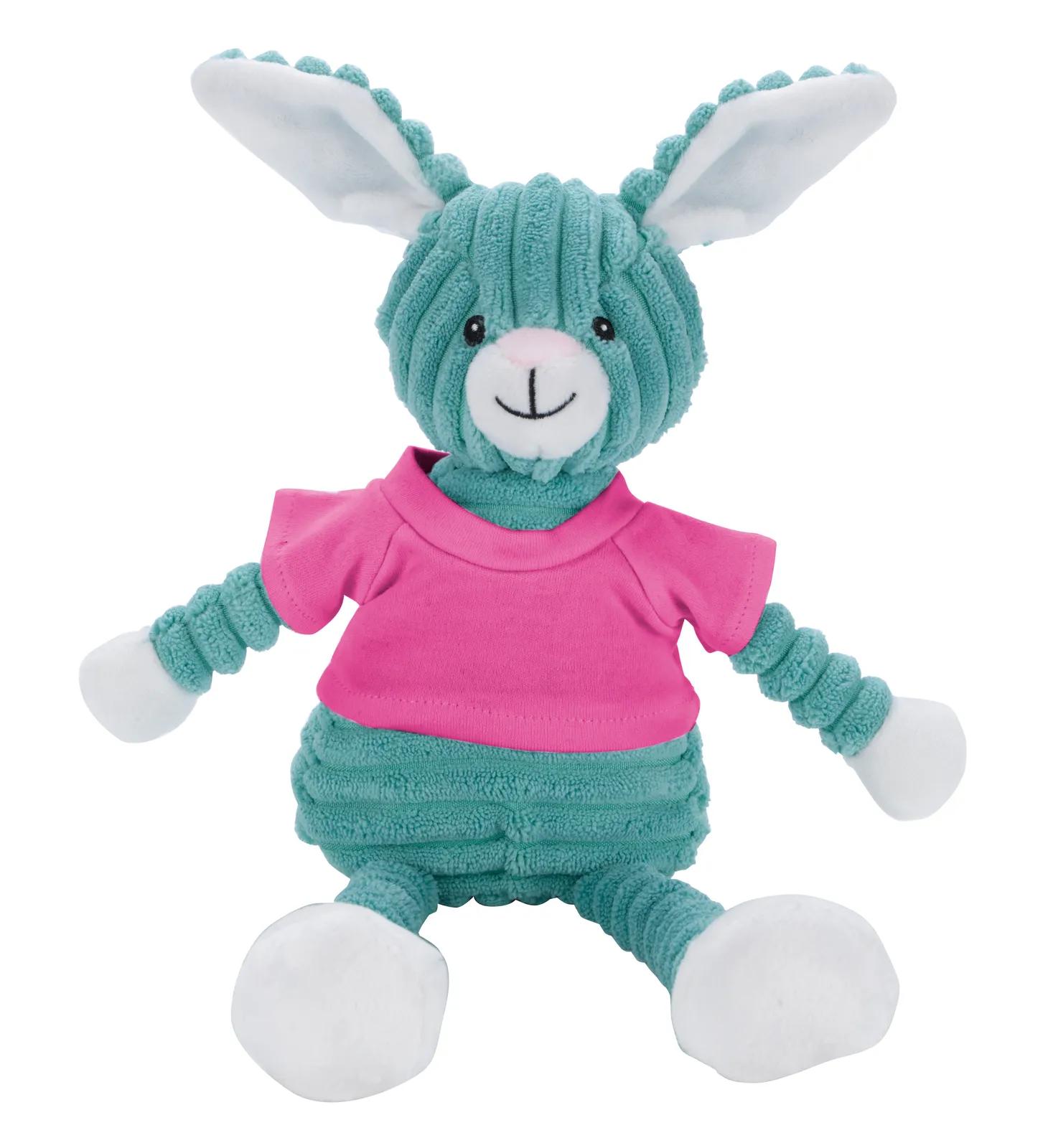 Corded Plush Animal Toy with T-Shirt Polyester - 13 in - product view 10