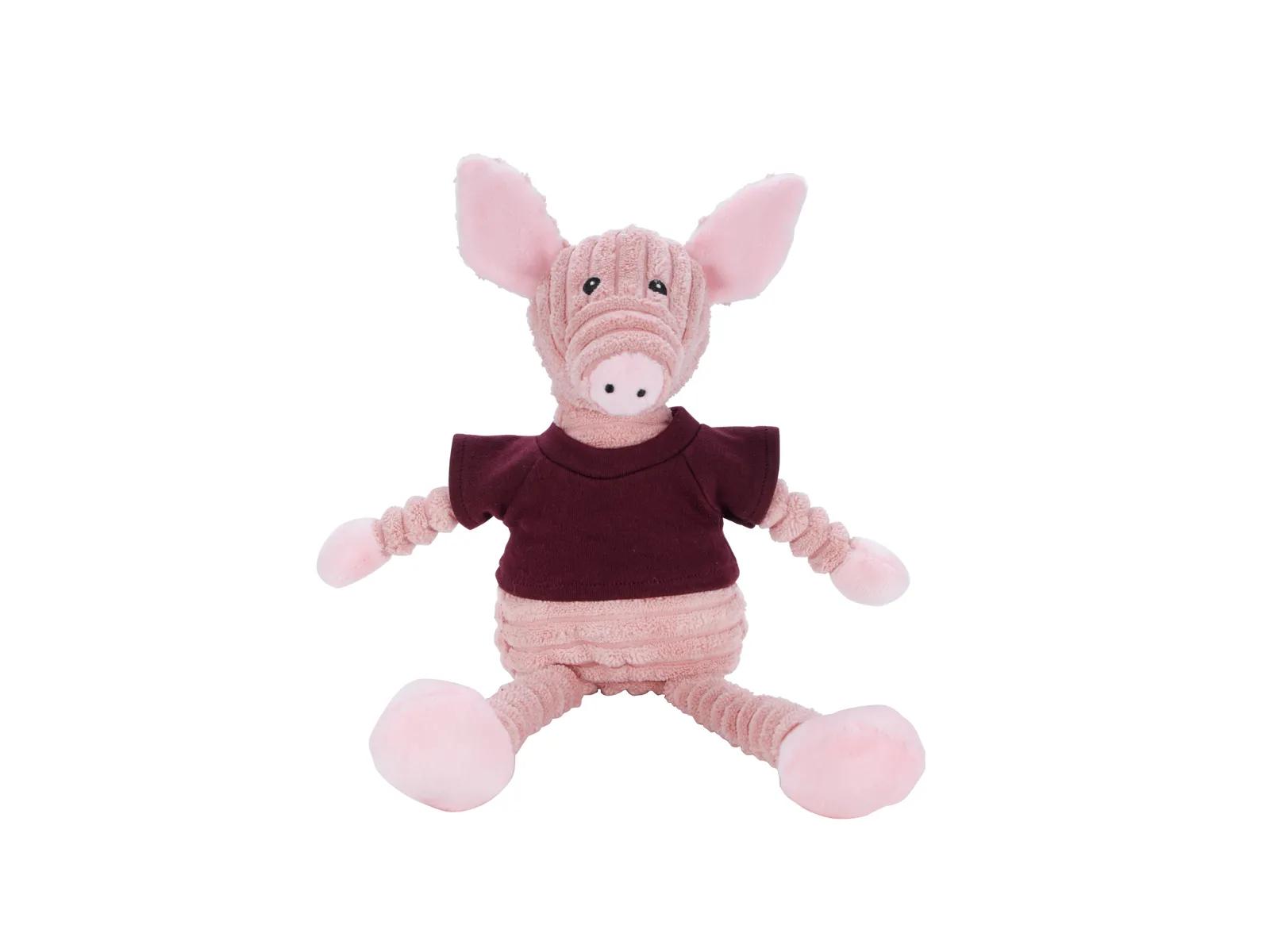Corded Plush Animal Toy with T-Shirt Polyester - 13 in - product view 34