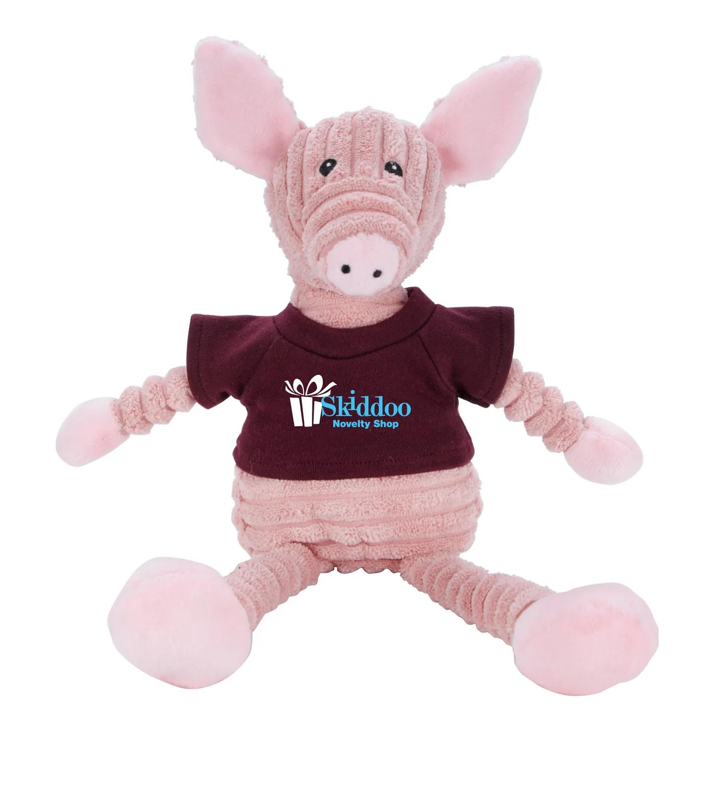 Corded Plush Animal Toy with T-Shirt Polyester - 13 in - product view 39