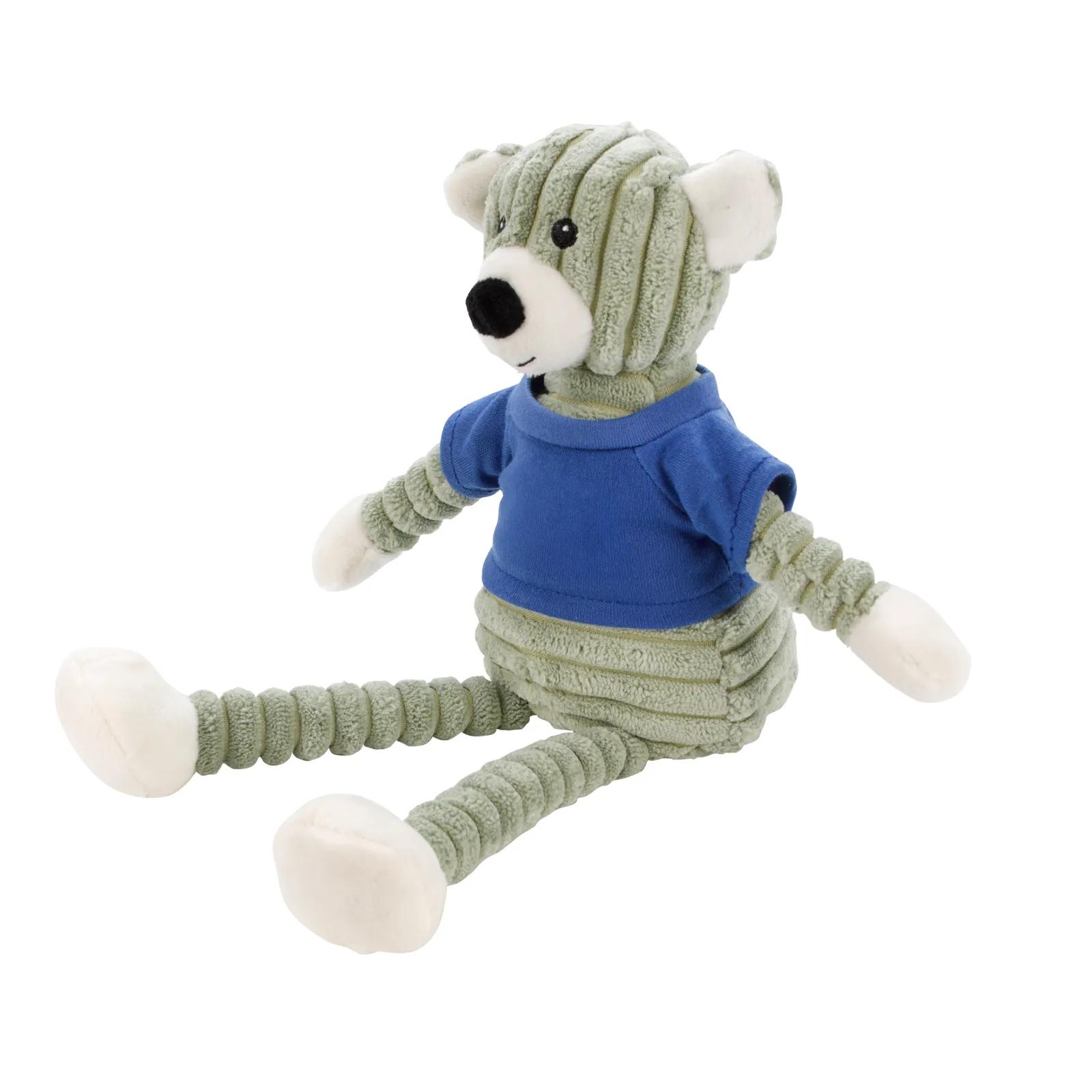 Corded Plush Animal Toy with T-Shirt Polyester - 13 in - product view 40