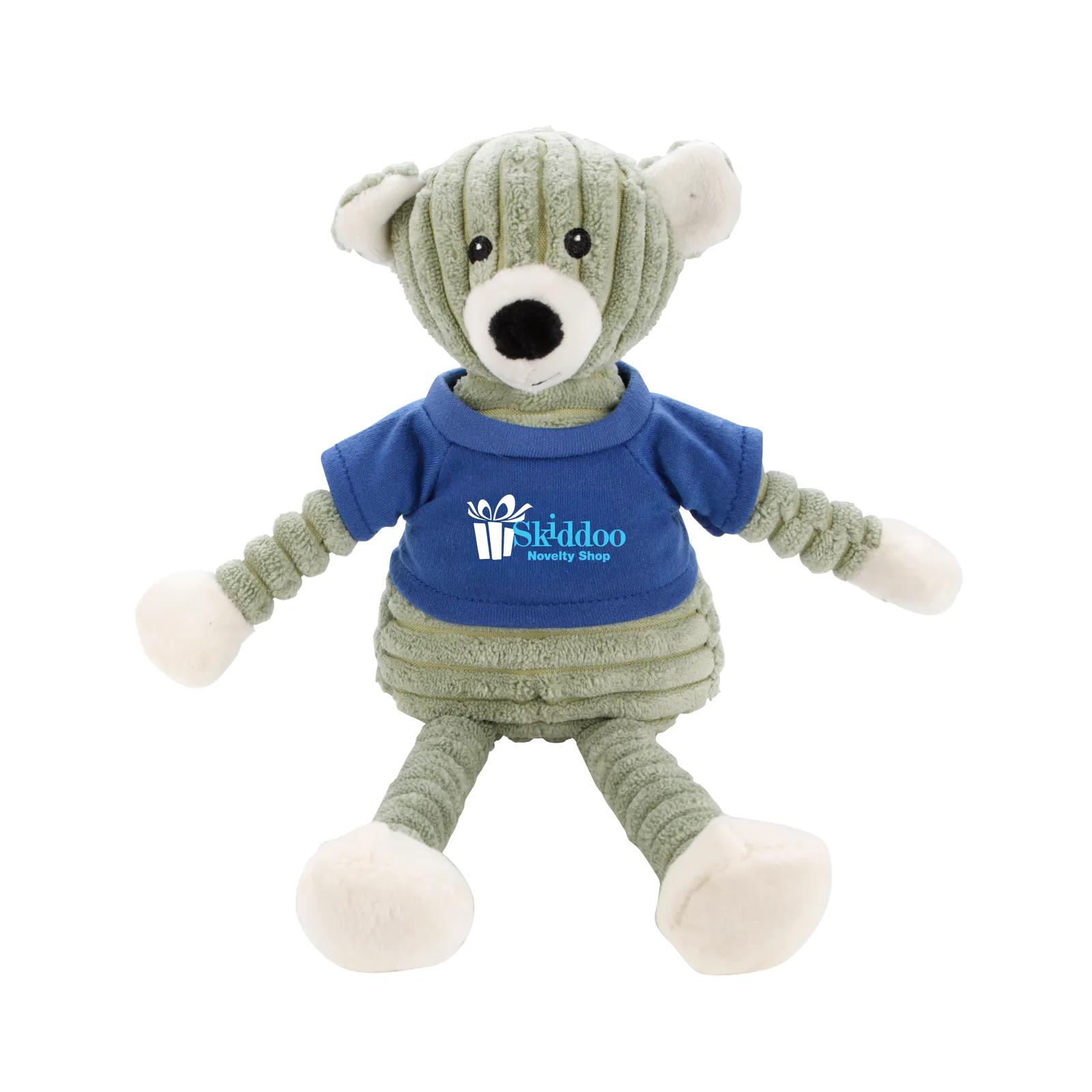 Corded Plush Animal Toy with T-Shirt Polyester - 13 in - product view 43