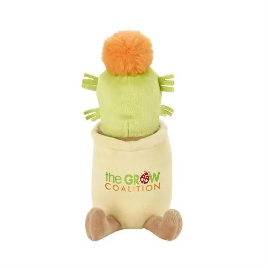 Potted Plush Plant Toy Weighted Bottom Polyester - 7-9.5 in