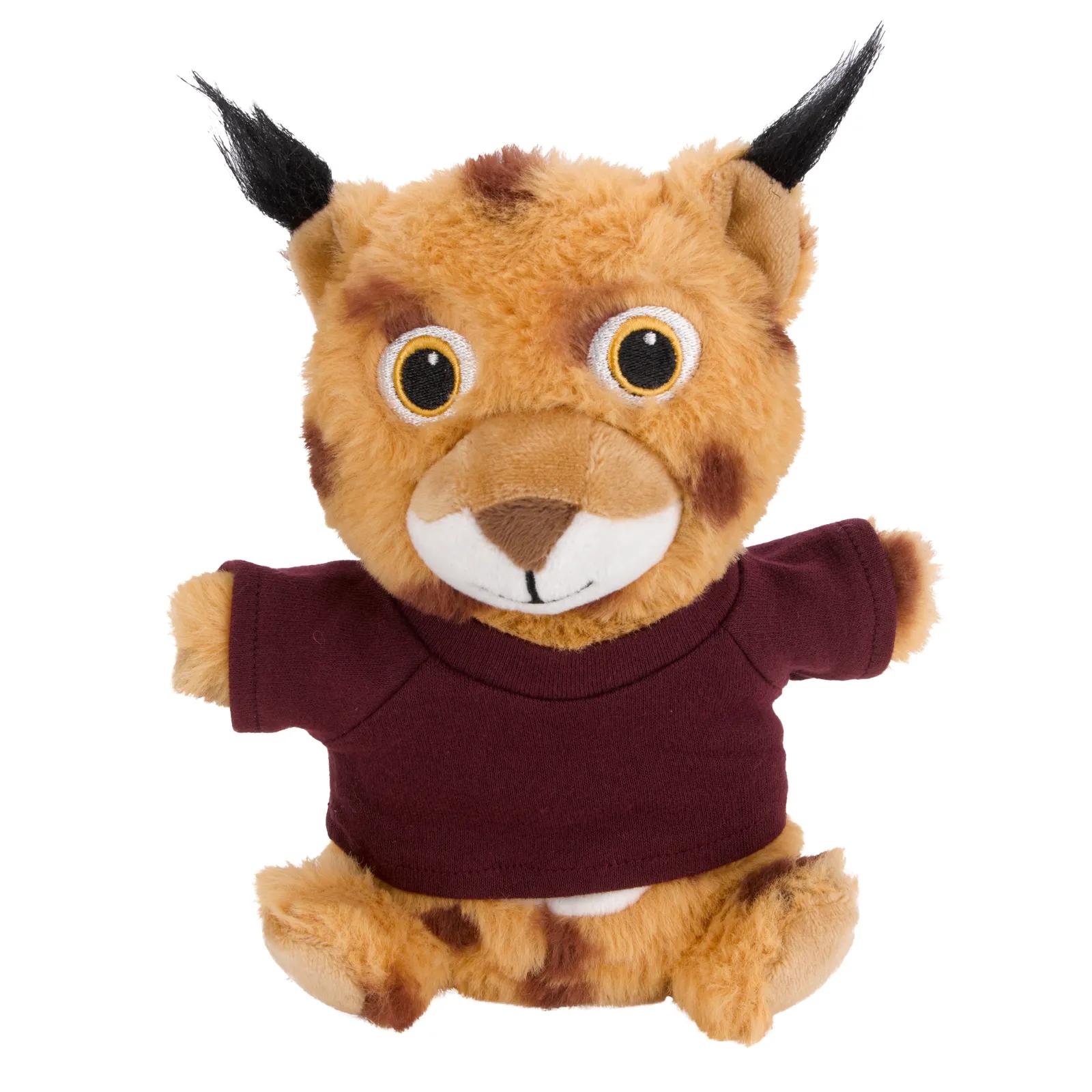 Team Mascot Plush Animal Bean Weighted with T-Shirt - 7.5 in - product view 19