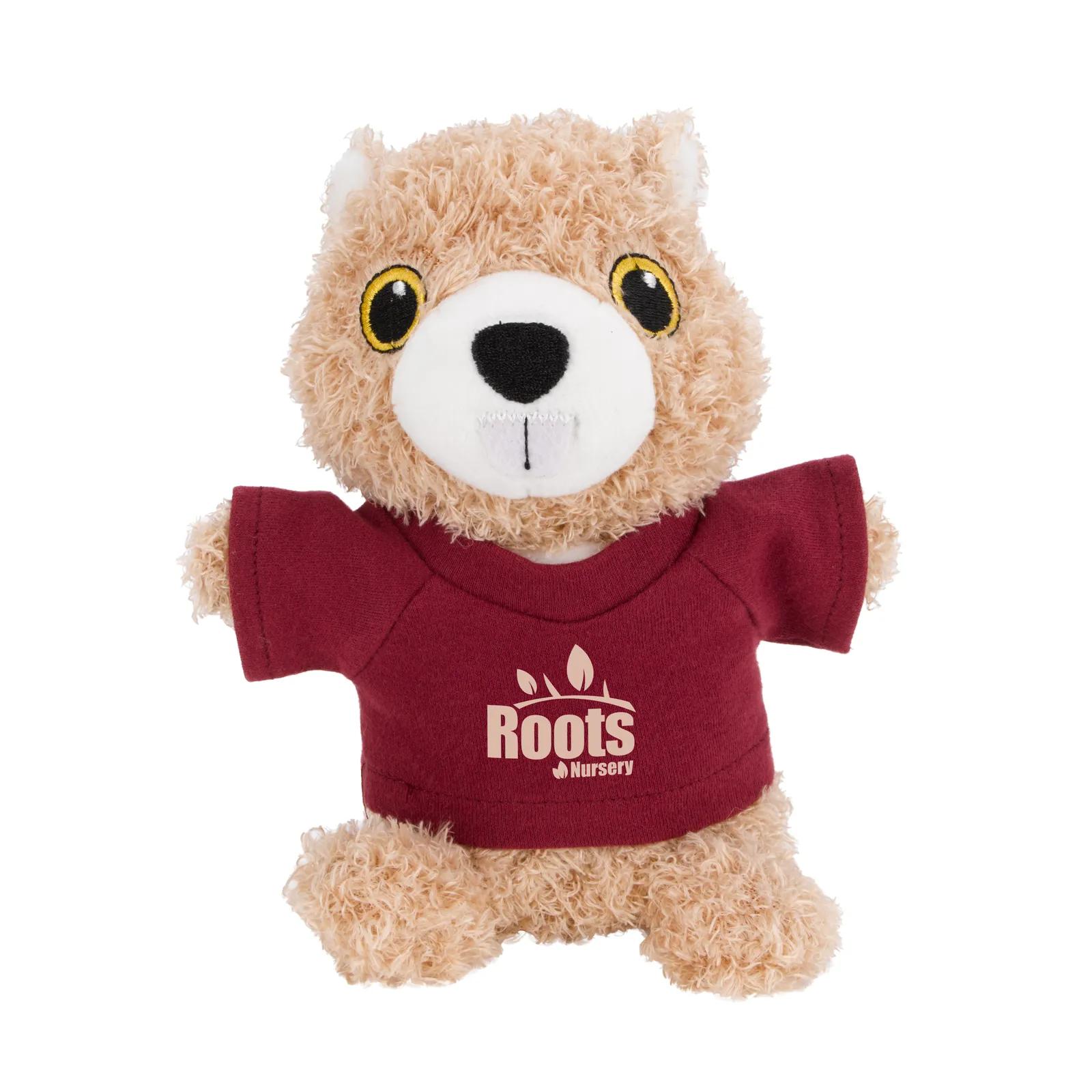 Team Mascot Plush Animal Bean Weighted with T-Shirt - 7.5 in - product view 118