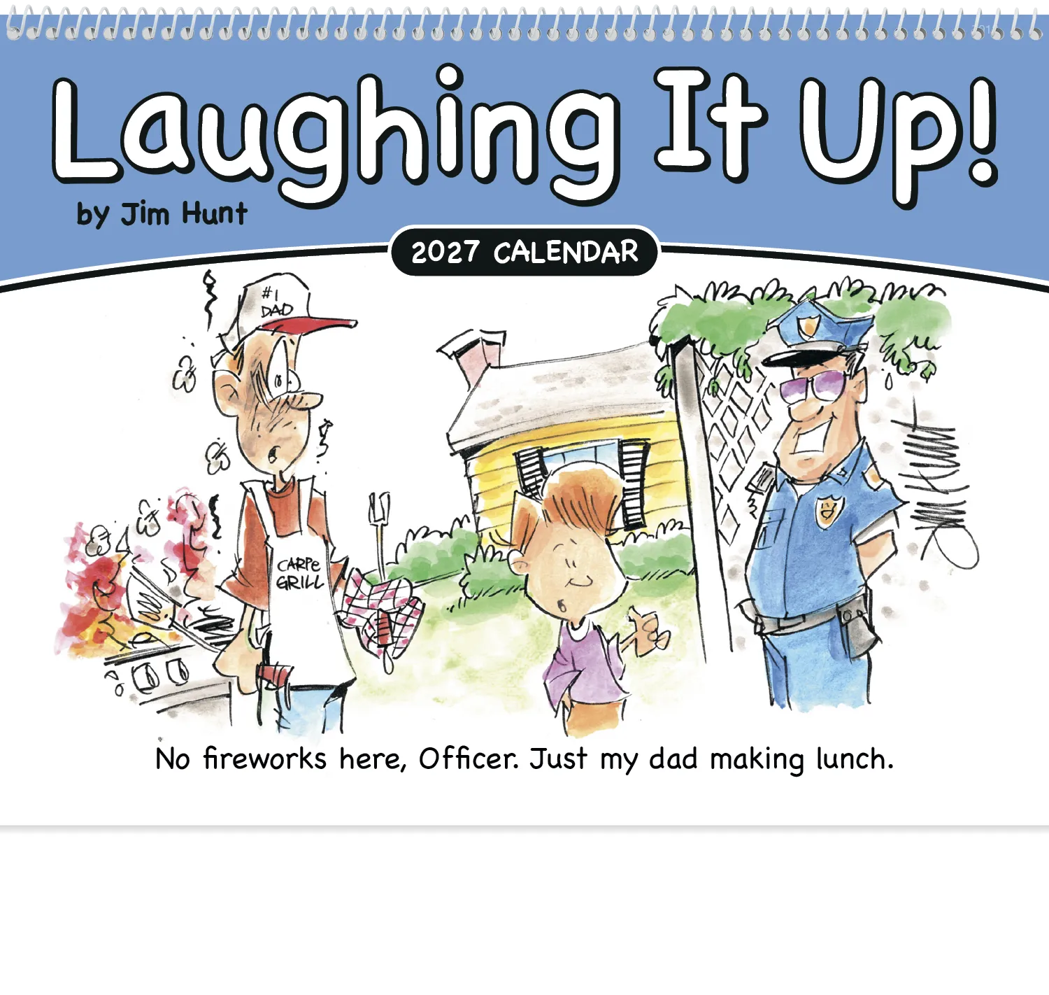 Laughing It Up Family Humor Spiral Calendar FSC - 18.5 x 11 in - product view 3