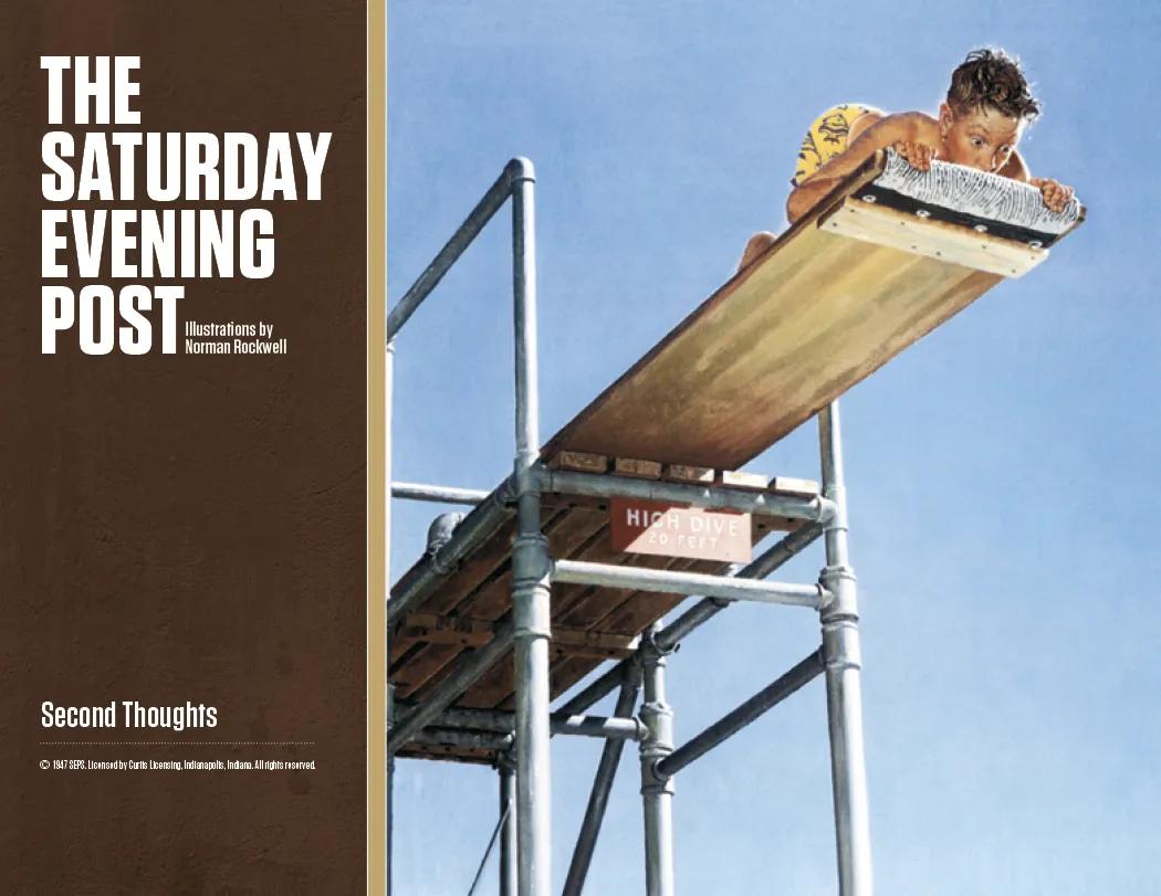 Norman Rockwell Spiral Wall Calendar Saturday Evening Post - 18.5 x 11 in - product view 14