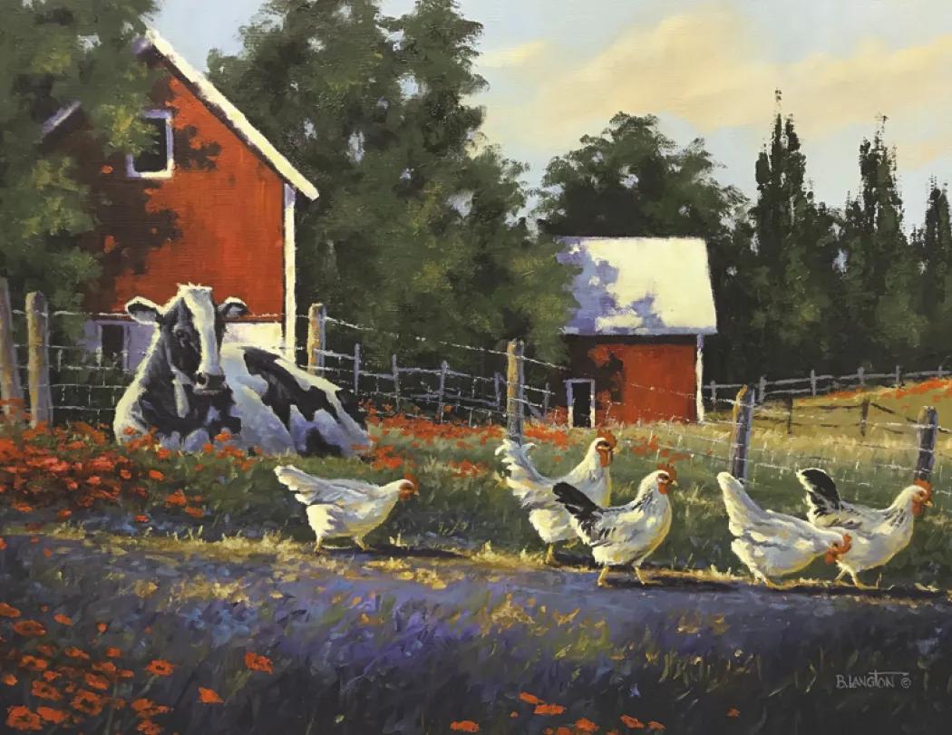 Scenic Memories Spiral Wall Calendar Vintage Style - 18.5 x 11 in - product view 12