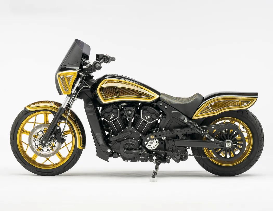 Motorcycles Spiral Wall Calendar Custom Chrome - 18.5 x 11 in - product view 12