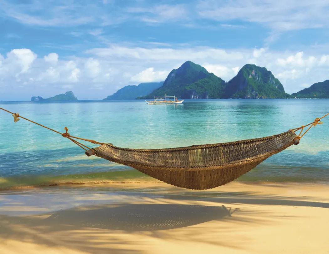 Beach Paradise Spiral Wall Calendar FSC Paper - 18.5 x 11 in - product view 9