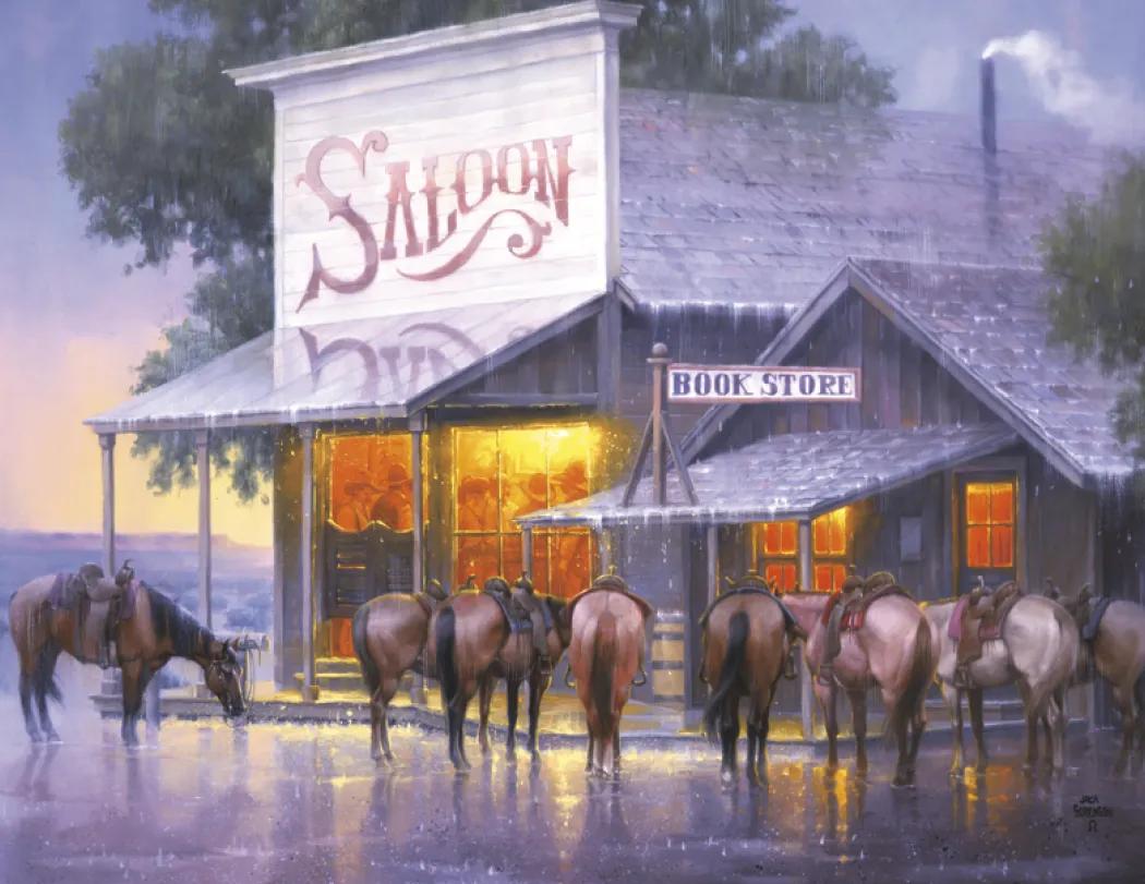 Western Frontier Spiral Wall Calendar FSC Paper - 18.5 x 11 in - product view 15