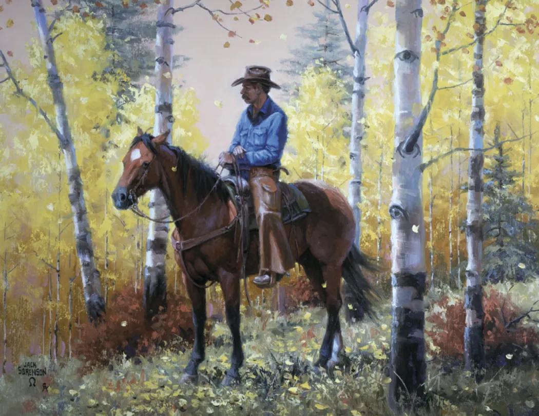 Western Frontier Spiral Wall Calendar FSC Paper - 18.5 x 11 in - product view 17