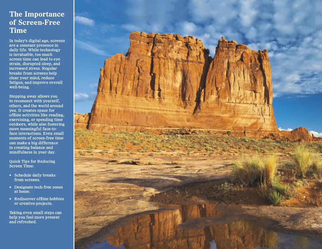 Healthy Living Spiral Wall Calendar FSC Paper - 18.5 x 11 in - product view 9